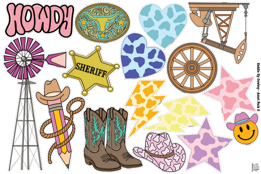 Saddle Up Cowboy Asset Pack 2