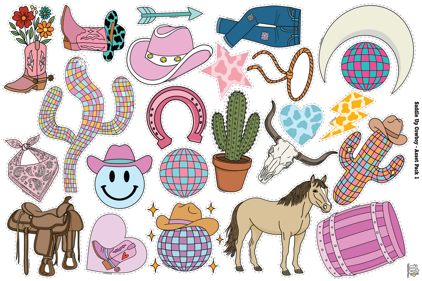 Saddle Up Cowboy Asset Pack 1