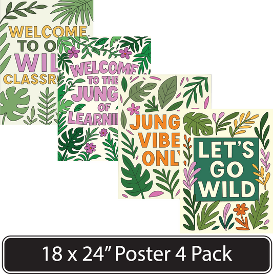 Jungle Vibes Theme Classroom Bundle