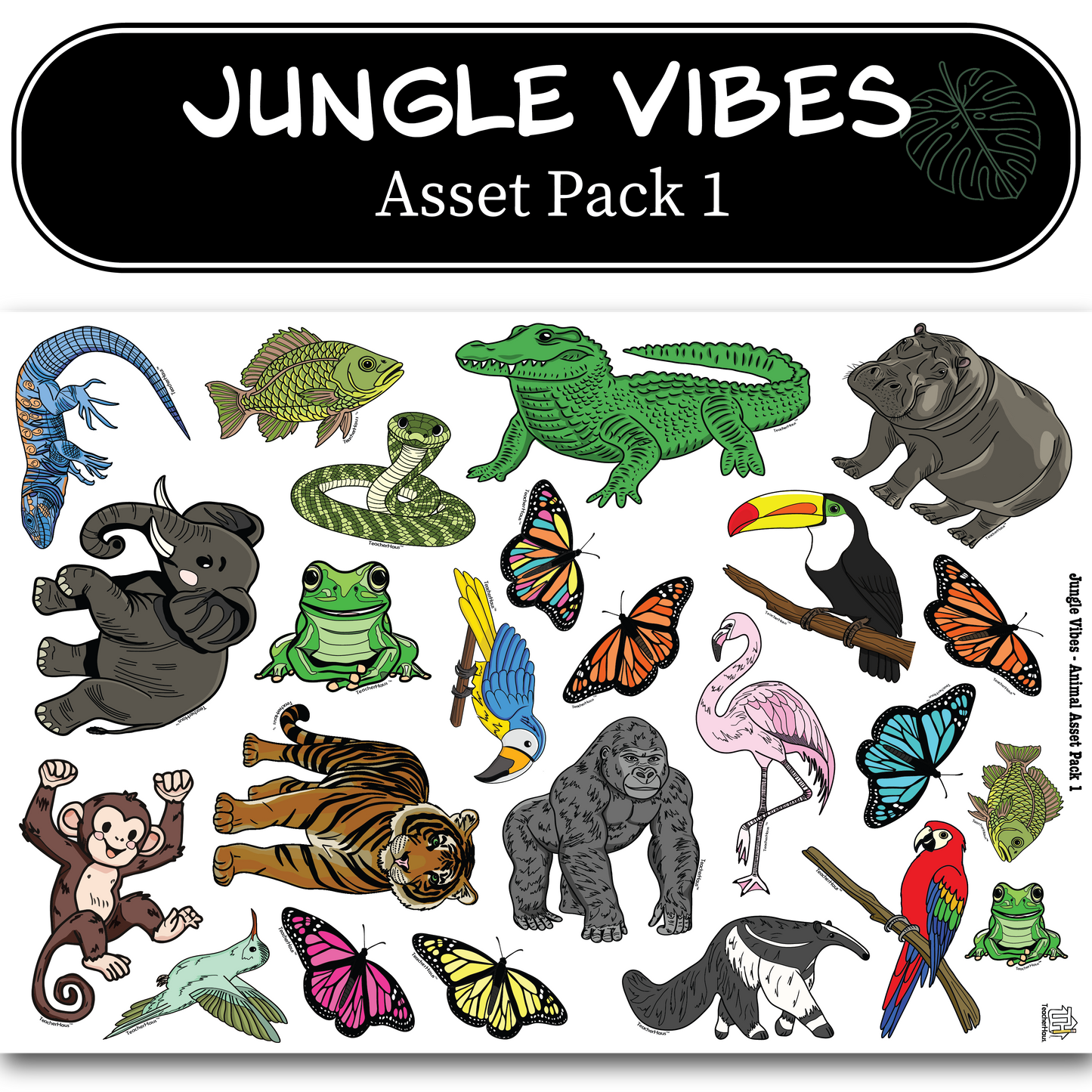 Jungle Vibes Asset Pack 1