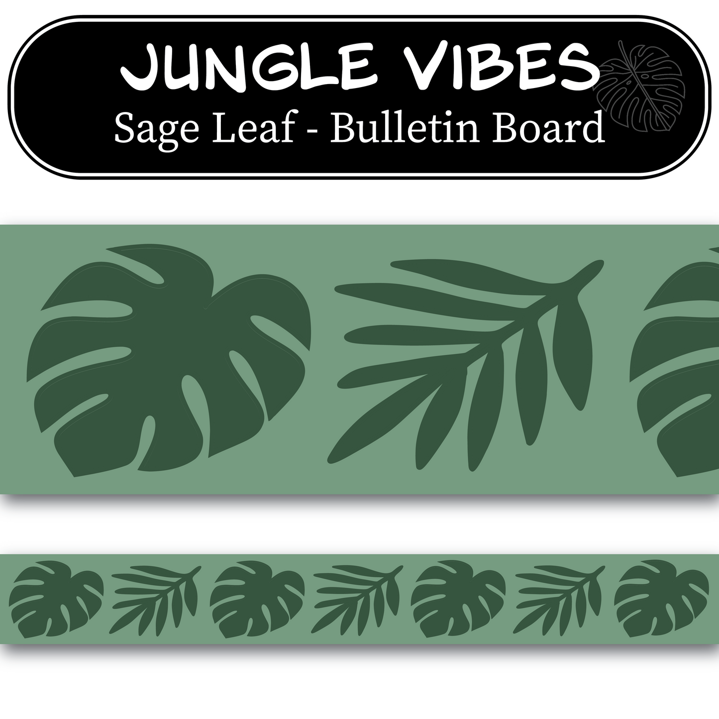 Jungle Vibes Theme Classroom Bundle