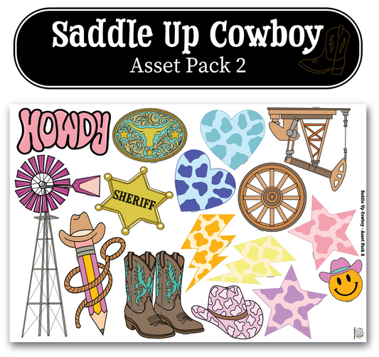 Saddle Up Cowboy Asset Pack 2