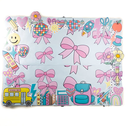 Pastel Bow Dream Bulletin Board Paper