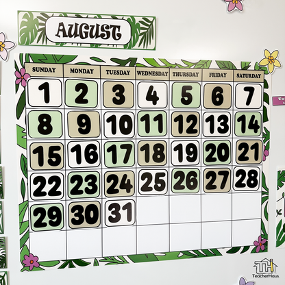 Jungle Vibes Calendar Kit