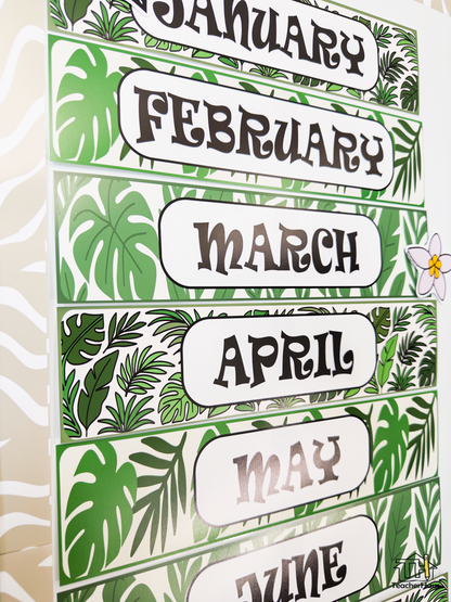 Jungle Vibes Calendar Kit