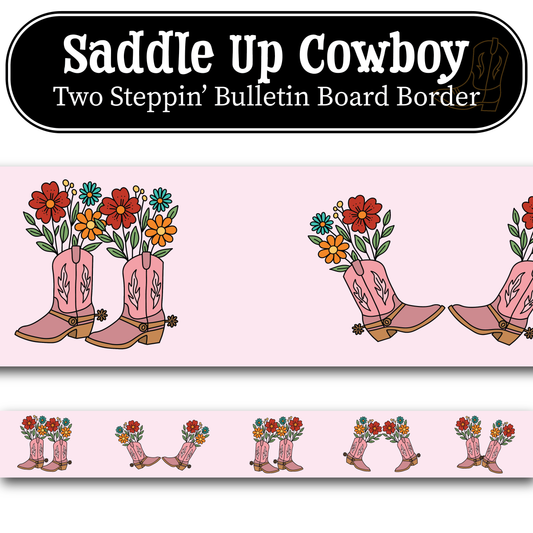 Two Steppin' Bulletin Board Border